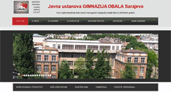 Desktop Screenshot of obala.edu.ba